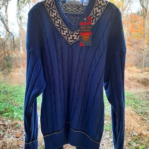 Vintage Bugle Boy Sweater size L + FREE GIFT